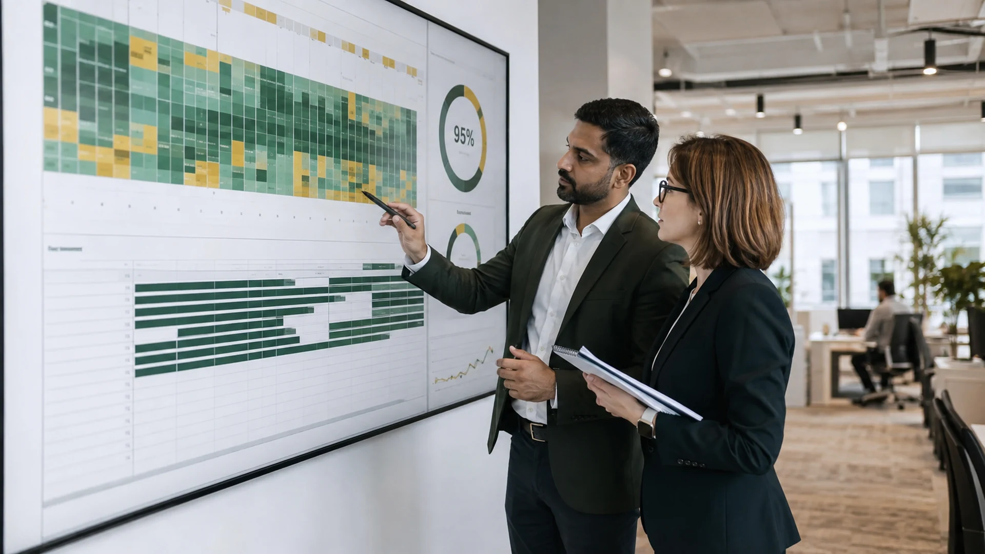 Operational Lean Frameworks in practice — a THE RAJ team working alongside the client's staff