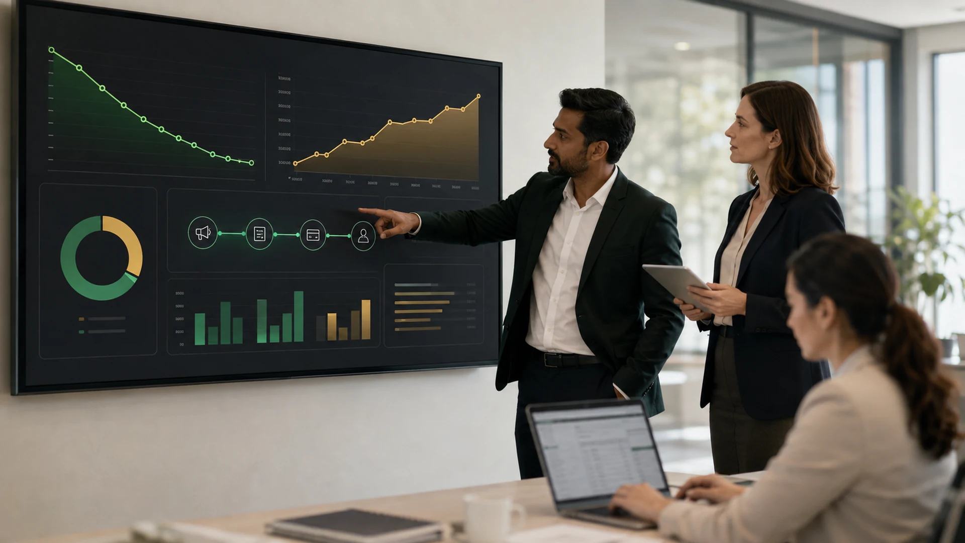 Revenue Operations (RevOps) Excellence in practice — a THE RAJ team working alongside the client's staff